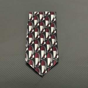 Mosaic Men's Silk Tie Geometric Patterns Handmade 100% Silk - 4" x‎ 58"